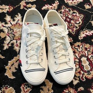 Women's Cream Athletic Shoes